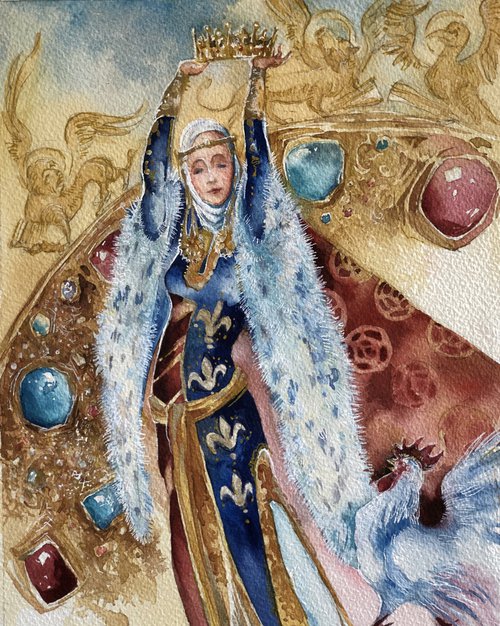 Anna Yaroslavna ,Queen of France by Larissa Rogacheva