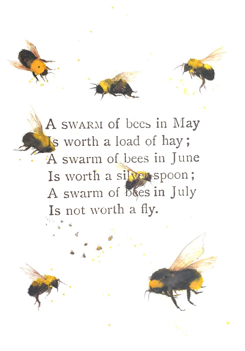 A Swarm of Bees in May - Countryside Bee Folklore by Teresa Tanner
