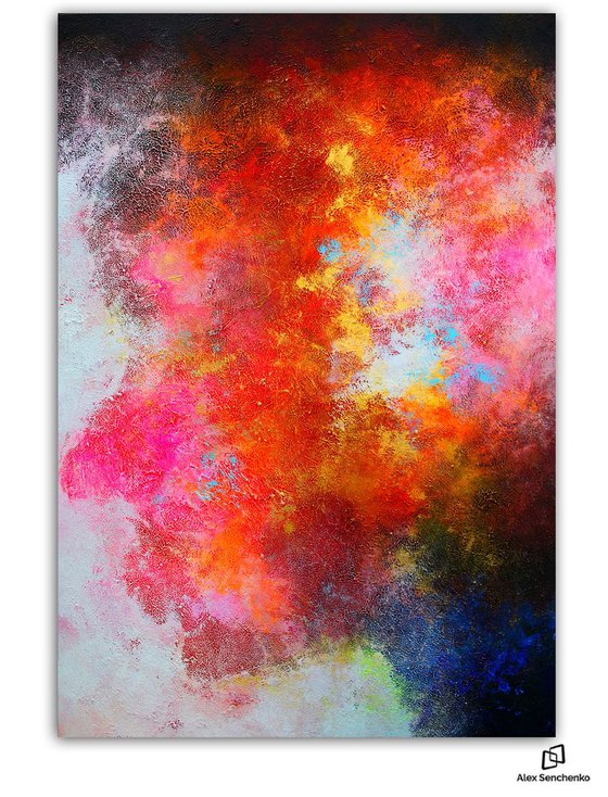 180x120cm.  Abstract Painting / Alex Senchenko © 2019 / PRIMA