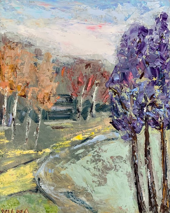 Landscape with trees