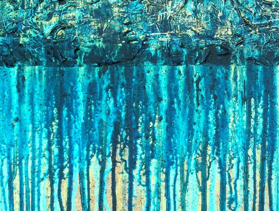 Blue Gold No.5 (On Cork)