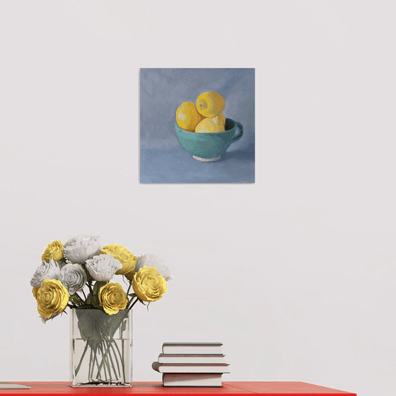 Lemons in a bowl 1