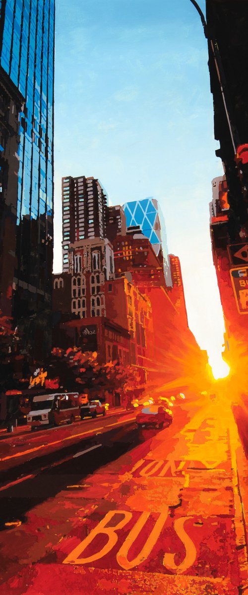 Manhattanhenge #3 by Marco Barberio