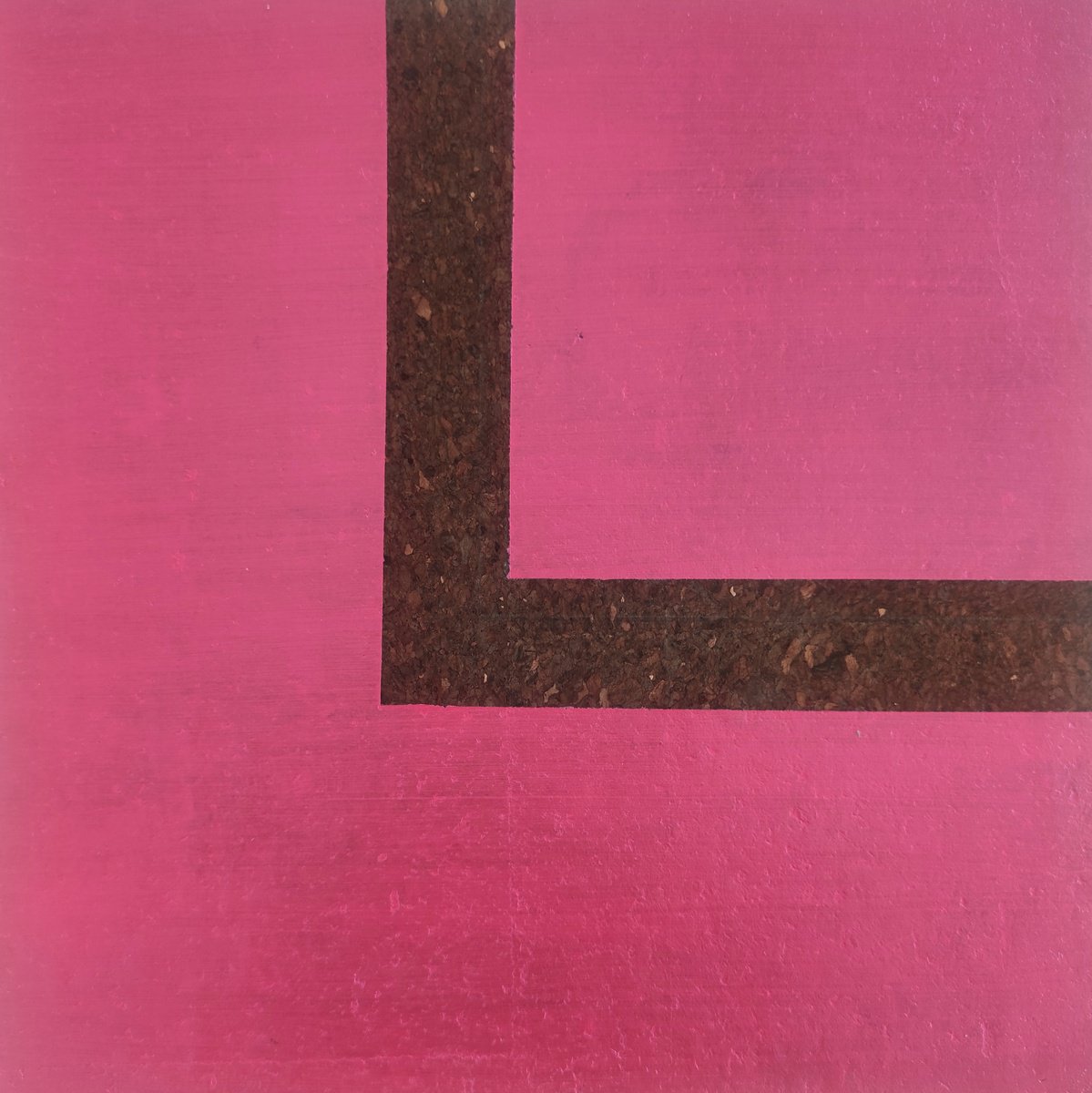 Abstract Acrylic Painting By Carla Sa Fernandes, 12 X 12, Undercover Cork No. 19, Original Artwork