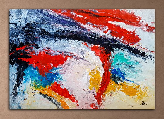 Animo N-1 (XXL) Abstract Expressionism style painting