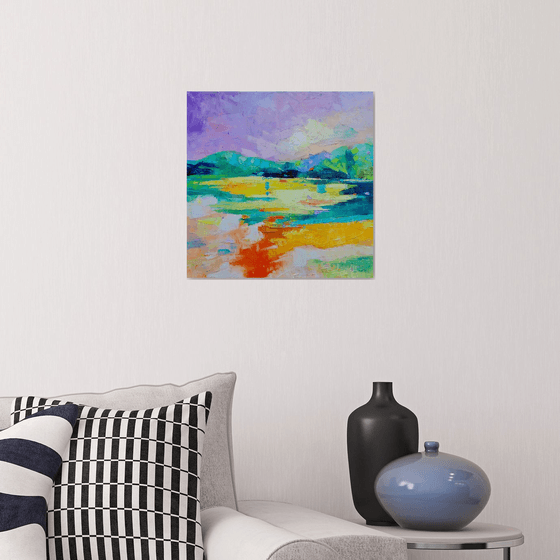 Colorful reflections (40x40cm)