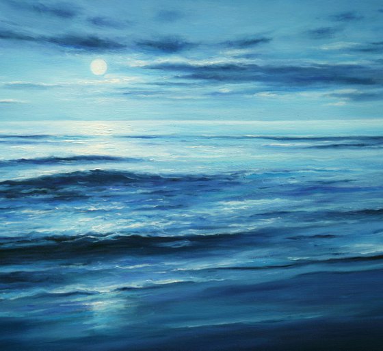 Moonlit Waves