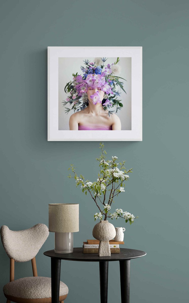 Expressive Portrait Photograph By Ziesook You, 24 X 24", Scent Of Broq-Pa 04272019, Original Artwork