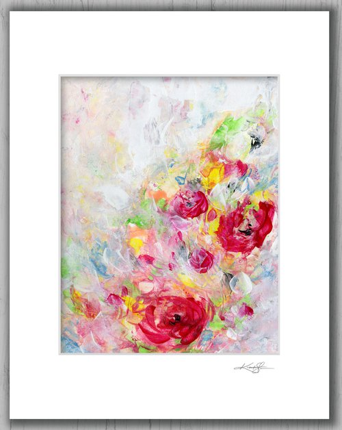 Floral Bliss 8 - Flower Painting by Kathy Morton Stanion by Kathy Morton Stanion