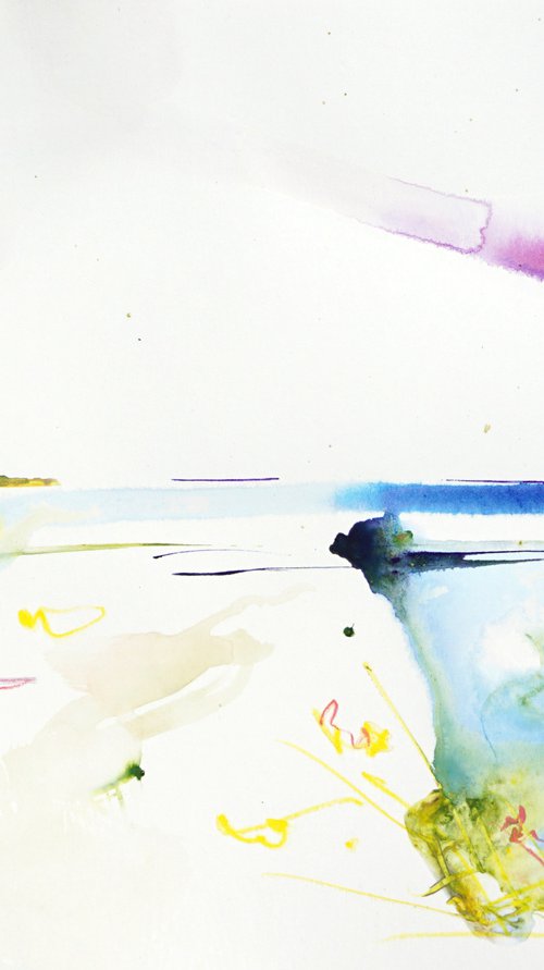 Summer Landscape 21-3 9x12in (22x30cm) by jelena b