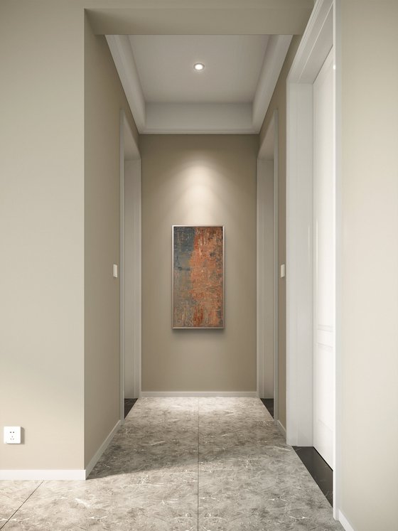 „Where silence dwells“ 50x100x2 cm