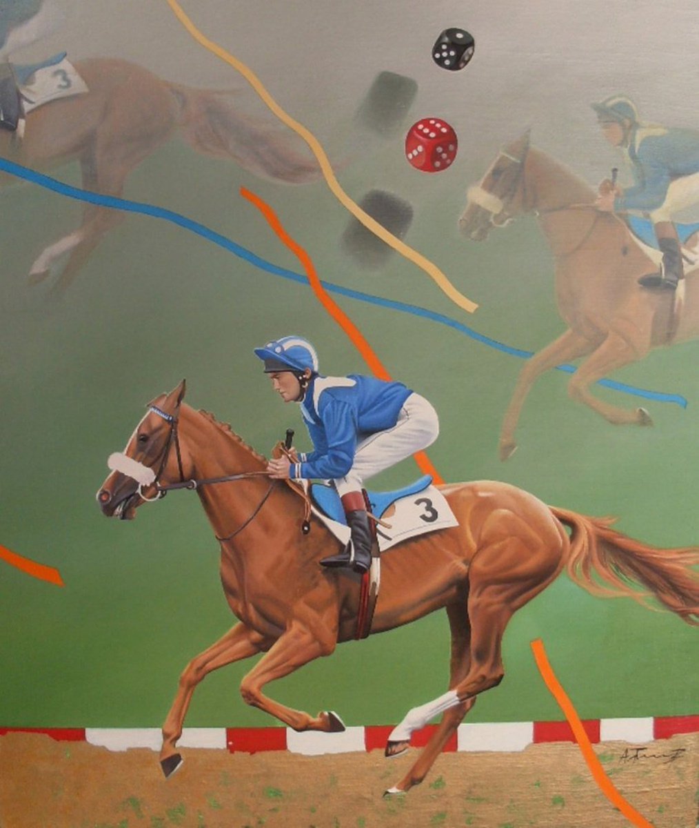 Horse race by Alexander Titorenkov