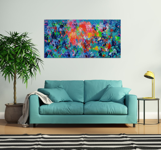 Palette 6 - Large Colorful Abstract Painting