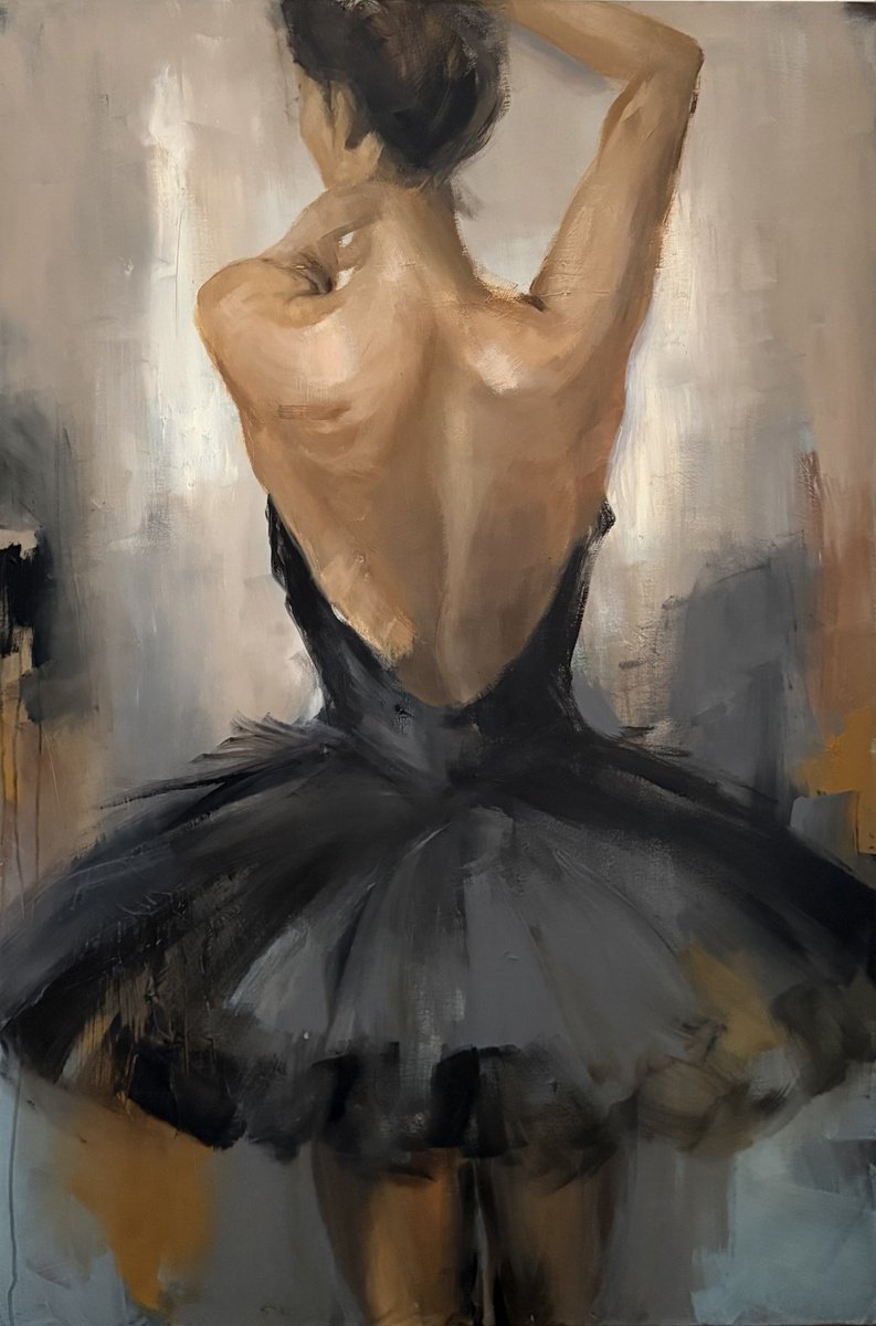 Black Swan By Tamara Andjus, 31 X 47, Artwork For Sale On Artfinder