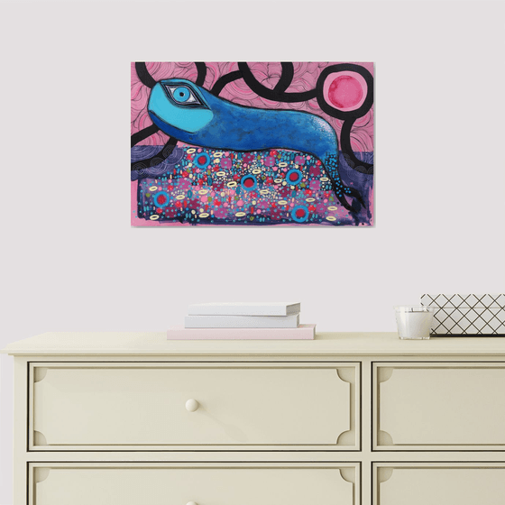 Believe in magic - whimsical whale