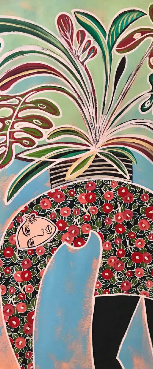 The garden on me by Diana Rosa