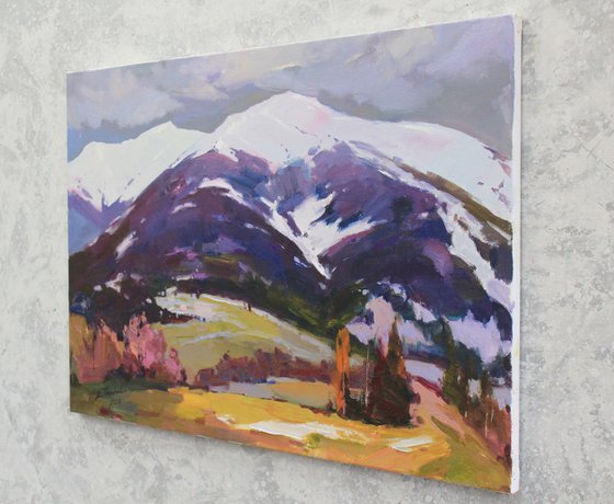 Breath of spring in the mountains