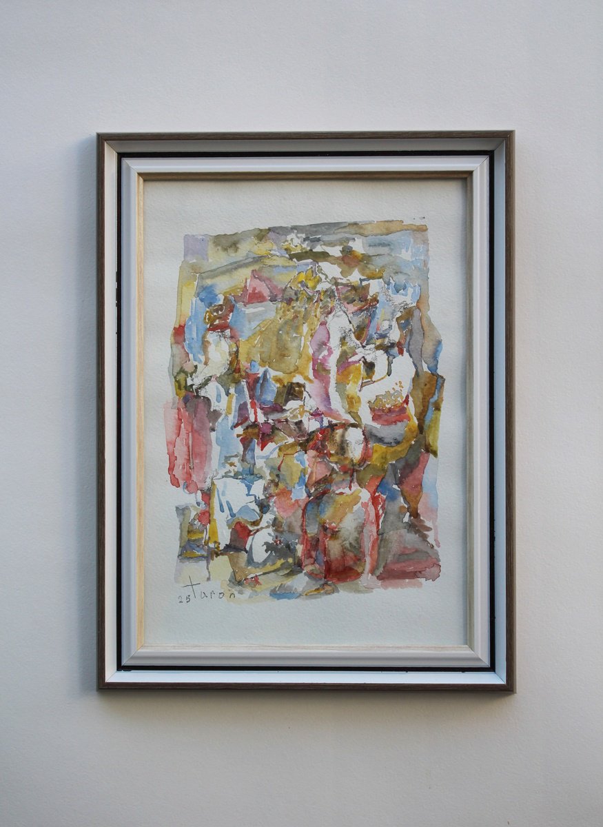 Graphic Watercolour , Abstraction By Taron Khachatryan, 9 X 13, Artwork For Sale On Artfinder