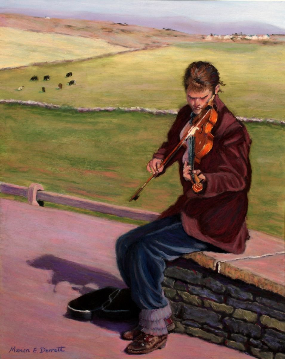 Irish Fiddler by Marion Derrett