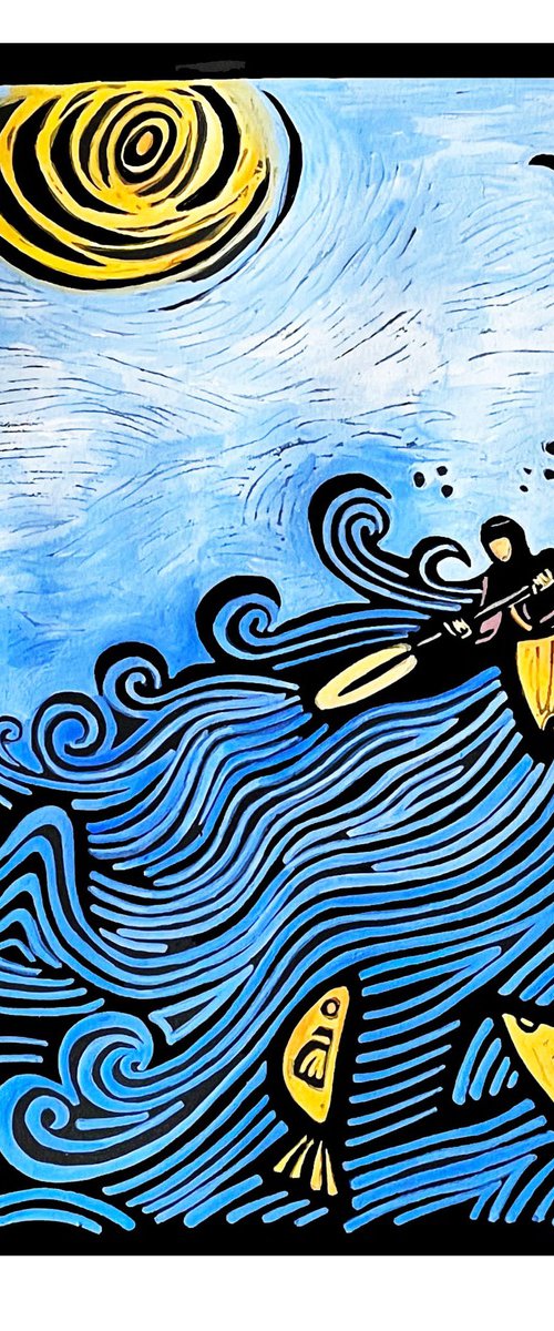 Kayaker by Laurel Macdonald
