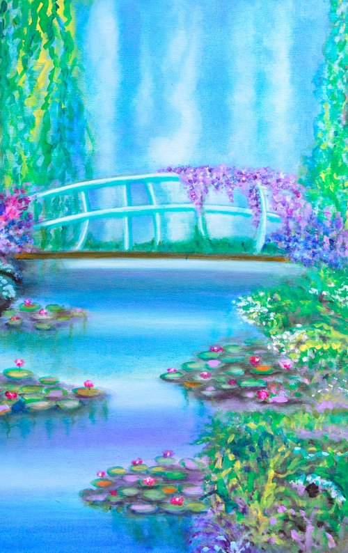 Enchanted Garden of Giverny inspired by Monet by Manjiri Kanvinde