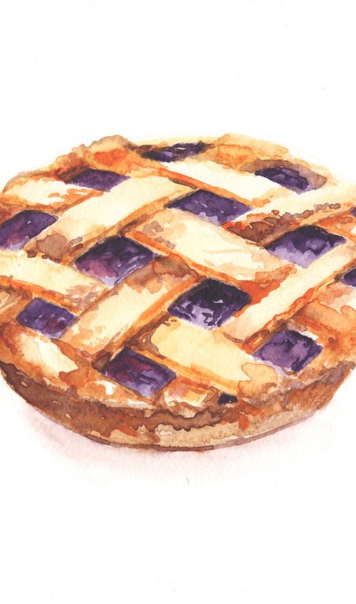 Blueberry pie. by Mag Verkhovets