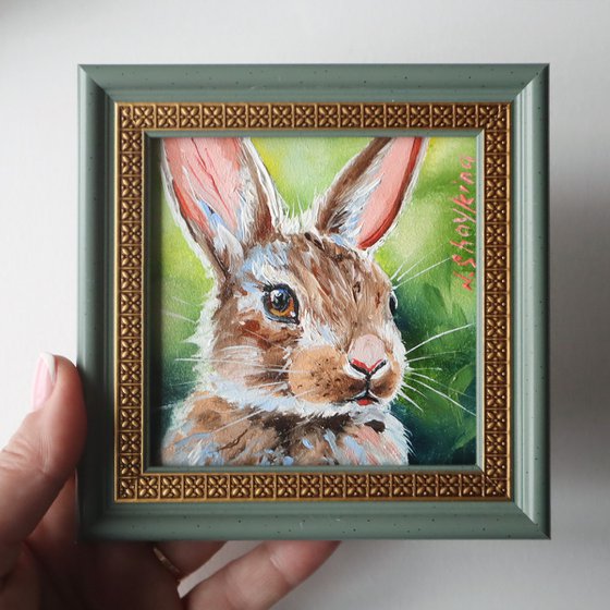 Bunny Miniature Painting