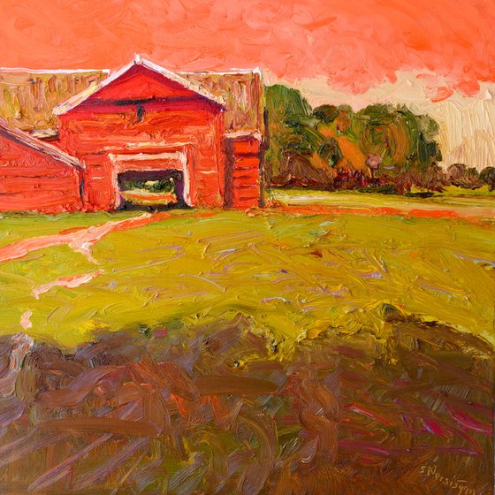 Red Bard. Evening Light