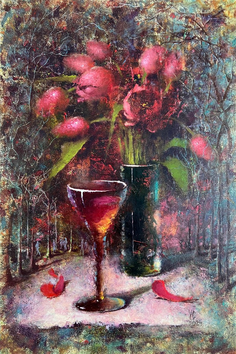Red Tulips By Yulia Odukalets, 16 X 24, Artwork For Sale On Artfinder