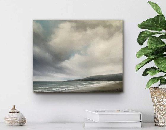 Echoes On The Shore - Original Oil Painting on Stretched Canvas