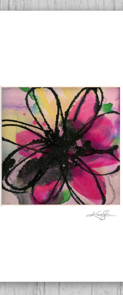 Organic Impressions 2019-16 - Flower Painting by Kathy Morton Stanion by Kathy Morton Stanion