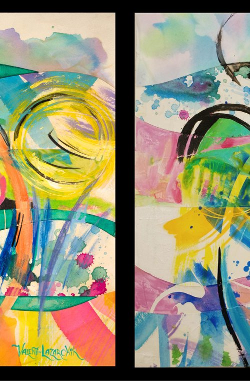 Proverbs 3 (Pair #2) by Gina Valenti-Lazarchik