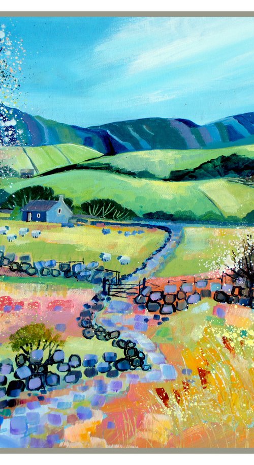 Quiet Valley in the Yorkshire Dales by Julia  Rigby