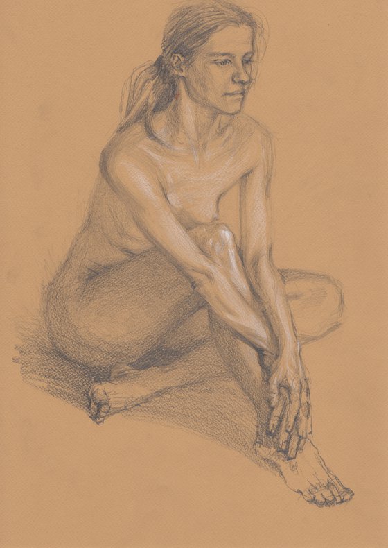 SEXY EROTIC SKETCH OF WOMAN