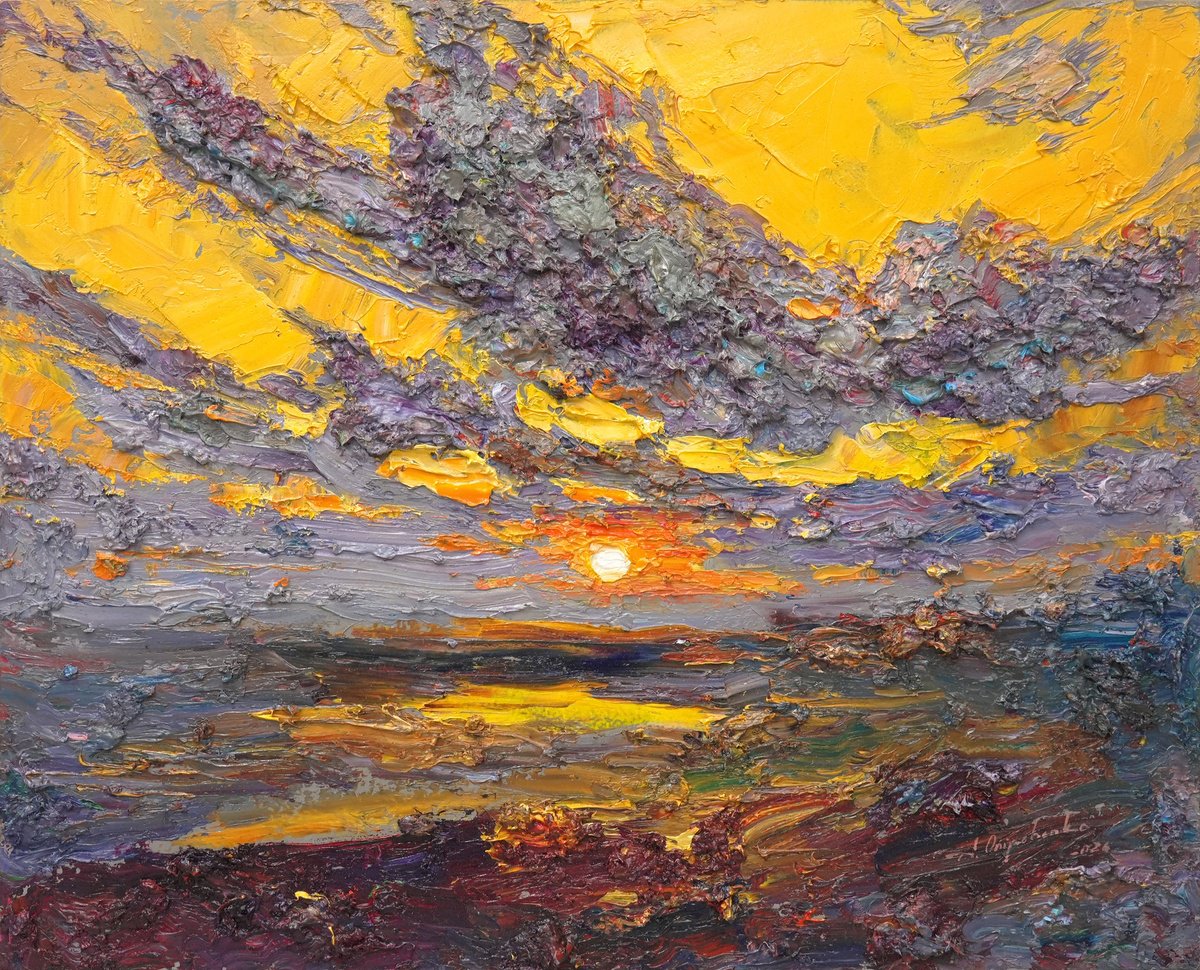 Burning Horizon By Alisa Onipchenko-Cherniakovska, 20 X 16, Artwork For Sale On Artfinder
