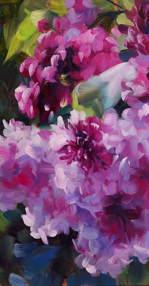 "The branch of lilac" by Lena Vylusk
