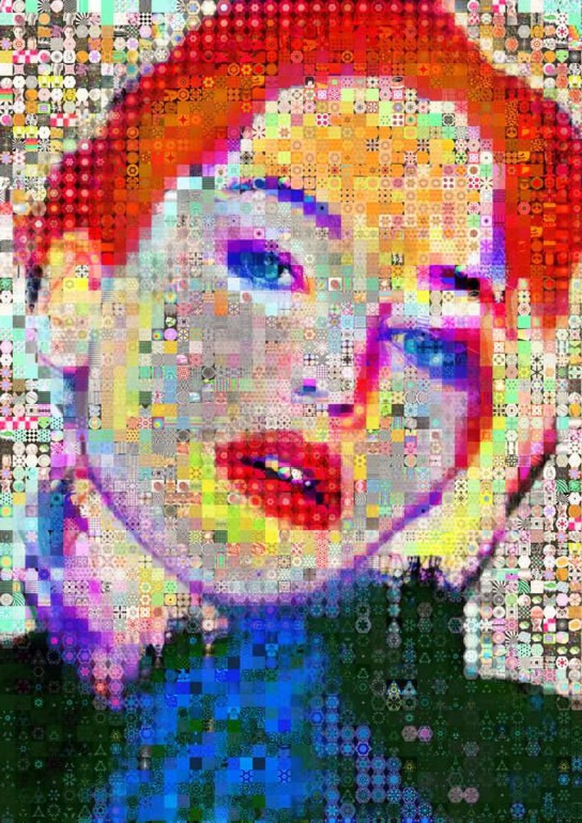 Portrait Painting By John Lijo Bluefish, 60 X 80, Be Yourself, Original Artwork