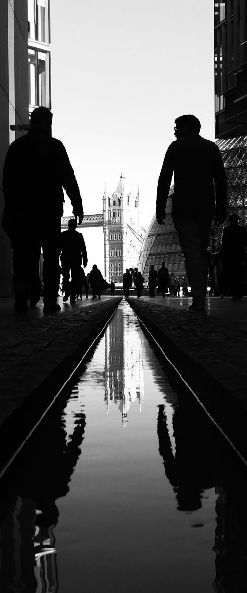 Tower People, 21x21 Inches, C-Type, Framed by Amadeus Long