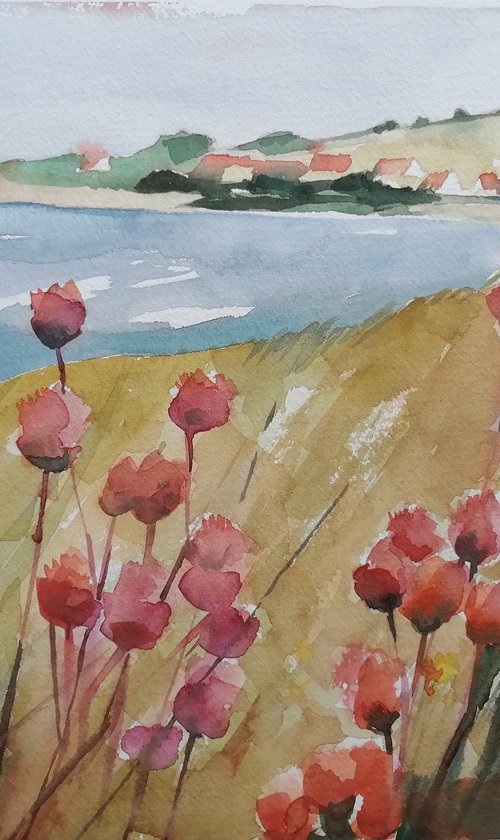 Field Flowers, Island Ruegen by Olga David