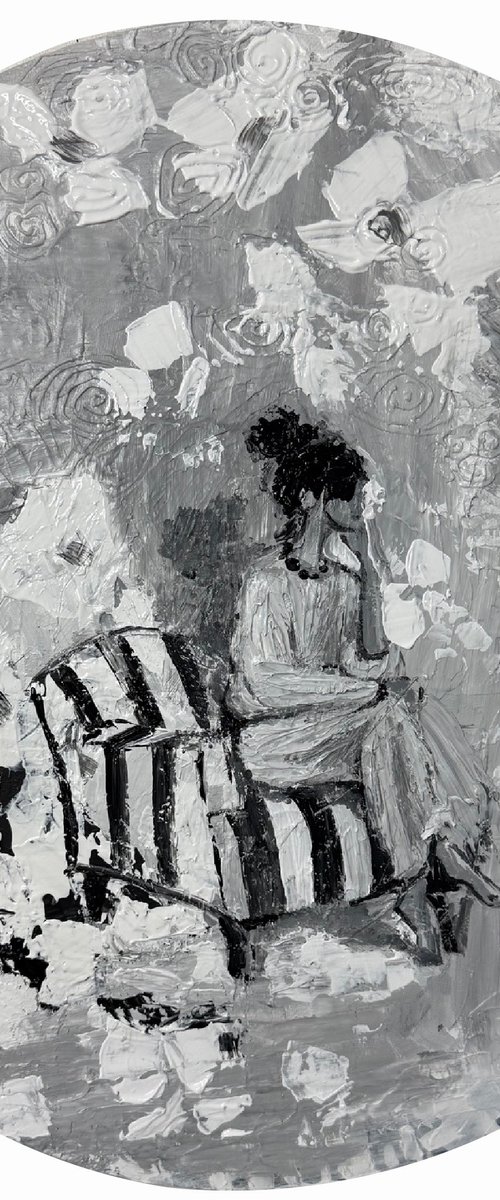 Solitude within (maternal orbit) by Dina Telesheva