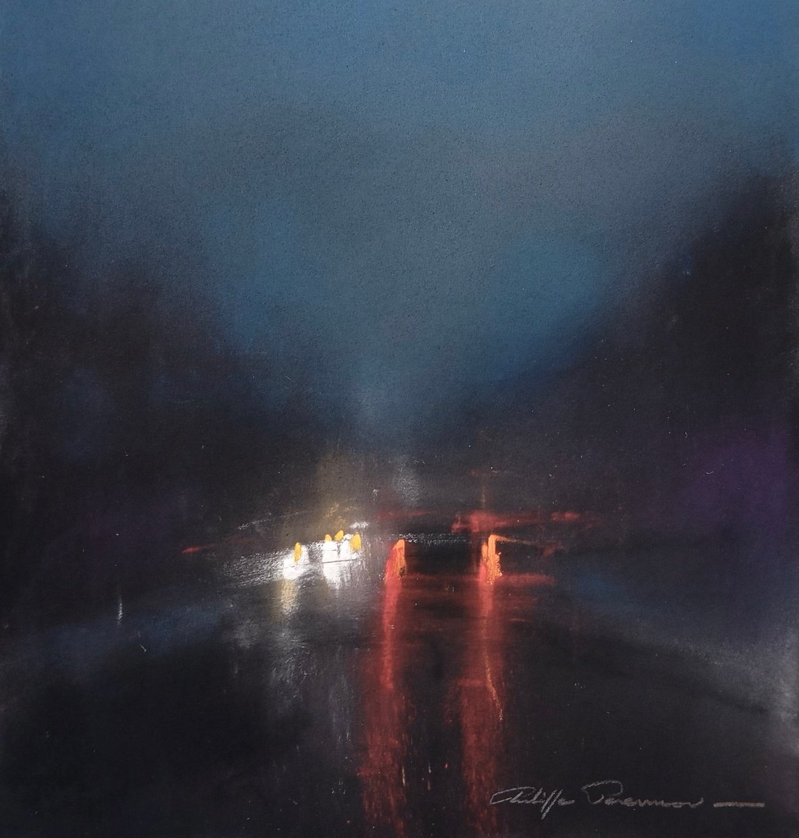 Impressionistic Pastel Drawing , Focale N° 275 By Philippe Perennou, 7 X 7, Artwork For Sale On Artfinder