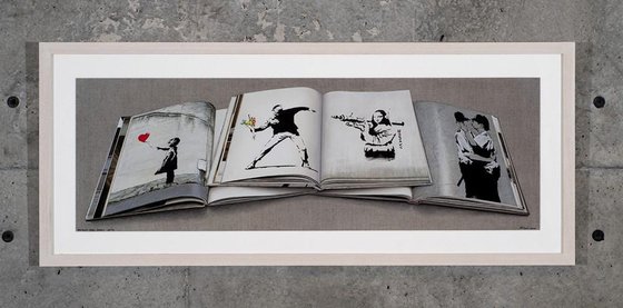 Banksy Open Books Print