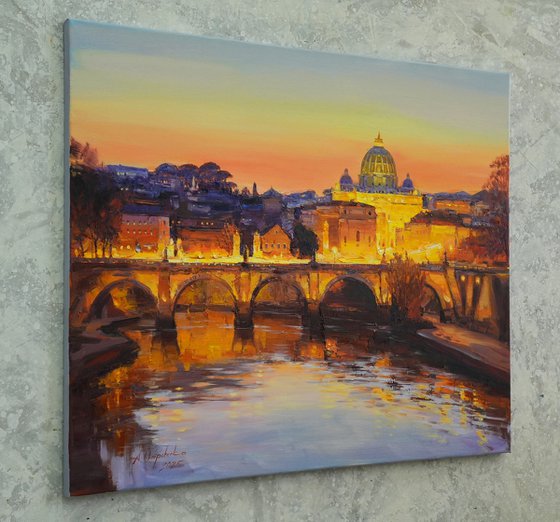St. Angelo Bridge in Rome