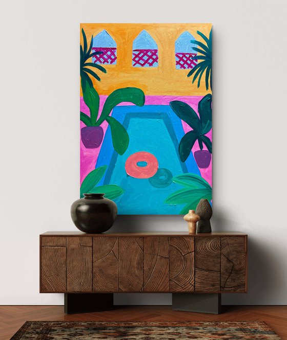 Poolside day