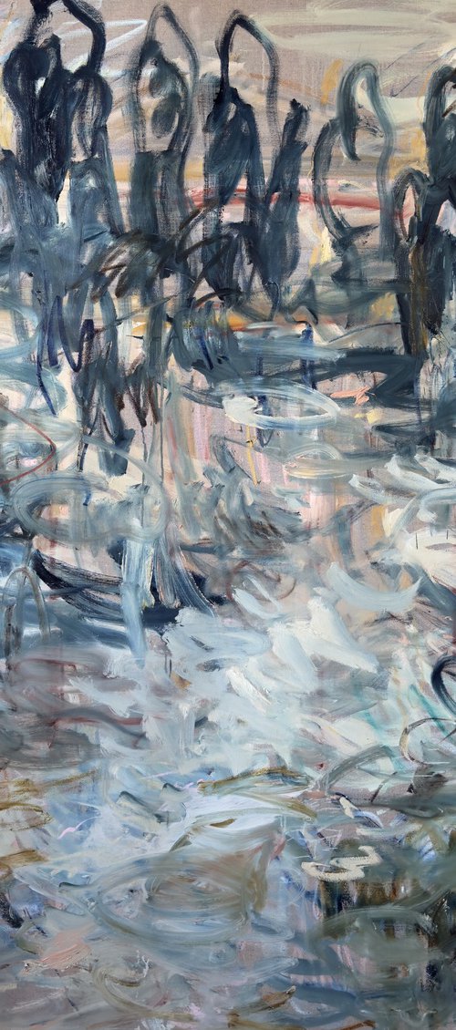 Winter lake by Lilia Orlova-Holmes