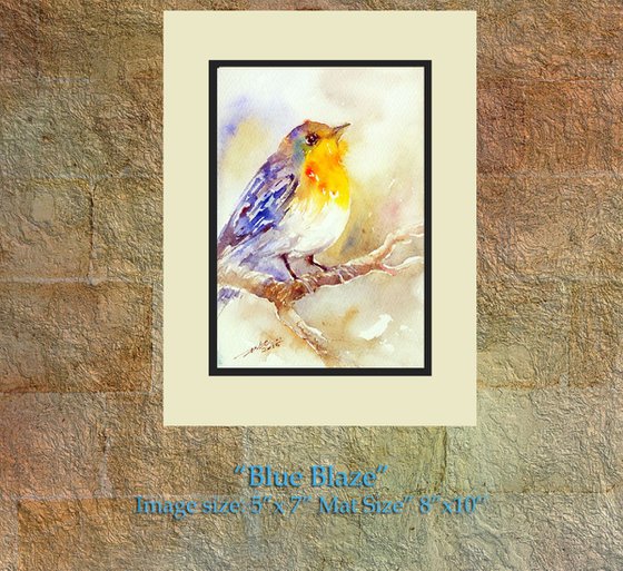 Blue Blaze Bird