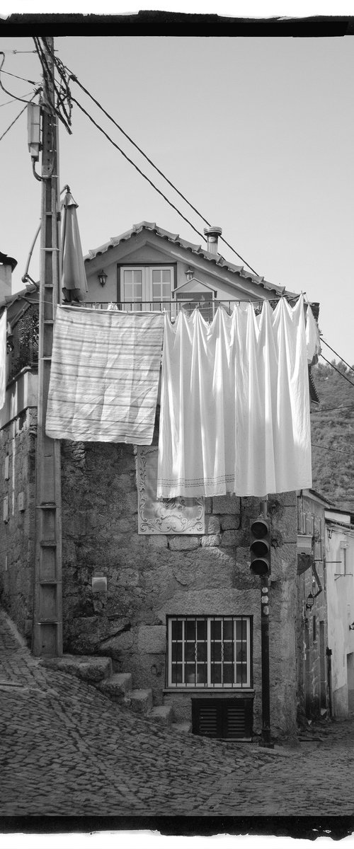 Village corner, Portugal by Louise O'Gorman