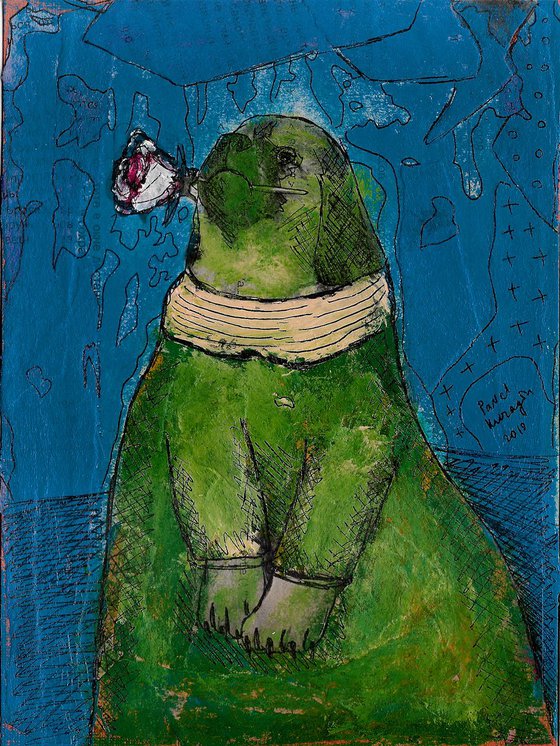 Dog with flower