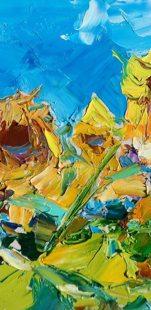 "  Sunflowers" by Yehor Dulin