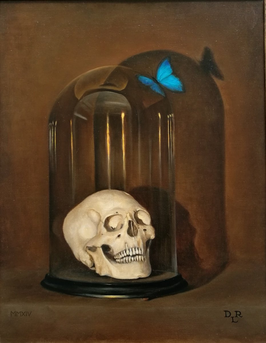 Impressionistic Still Life Oil Painting By Daniela Roughsedge, 24 X 30, Unbearable Lightness..., Original Artwork